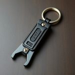 Discrete Keychain Alarm System: LED Light Secures Your Keys