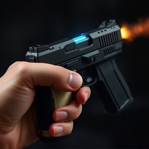 Slider stun gun