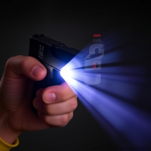 Slider stun gun