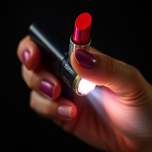 lipstick stun gun with flashlight