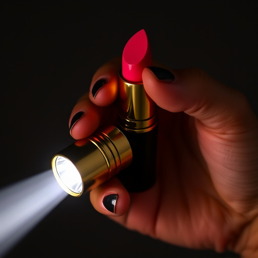 lipstick stun gun with flashlight