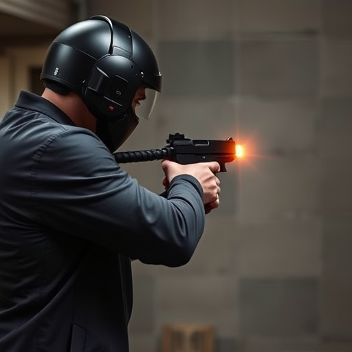 Optimizing Stun Gun Performance: Safety Lock Mechanisms and Electrode Spacing