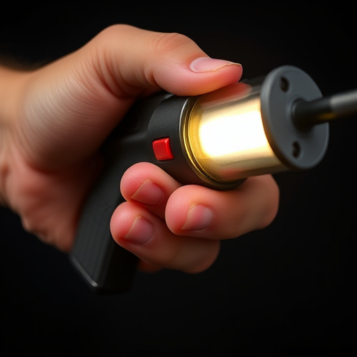 Slider stun gun
