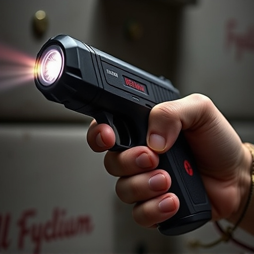 Slider stun gun