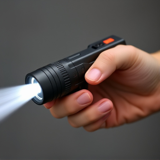 Slider stun gun