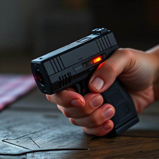 Slider stun gun