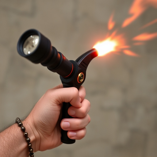Night Patrol Stun Gun Flashlight Combo: Repeller Stun Baton for Ultimate Self-Defense