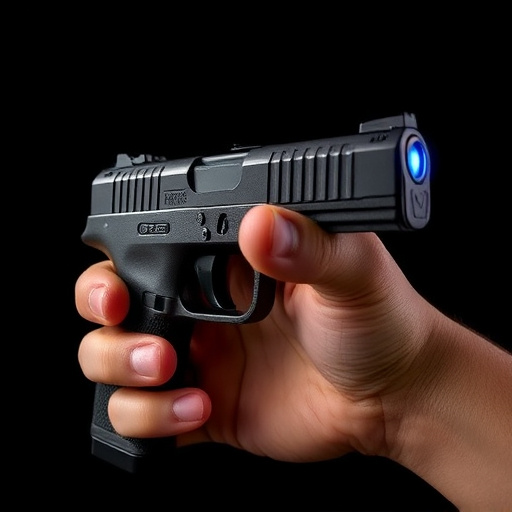 Slider stun gun