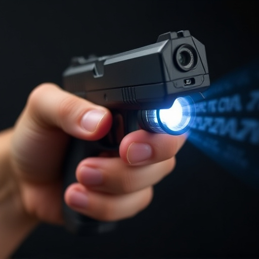 Slider stun gun
