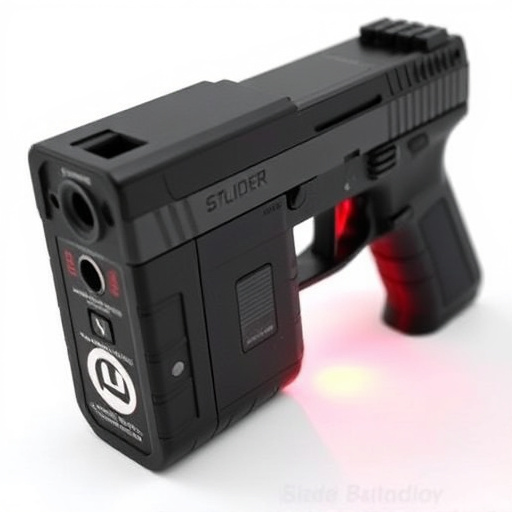 Slider stun gun