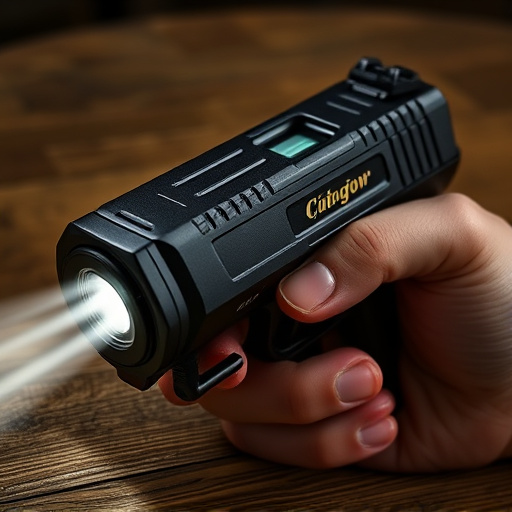 Slider stun gun