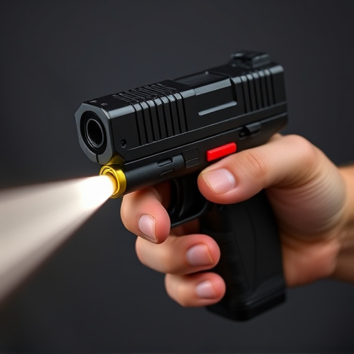 Slider stun gun
