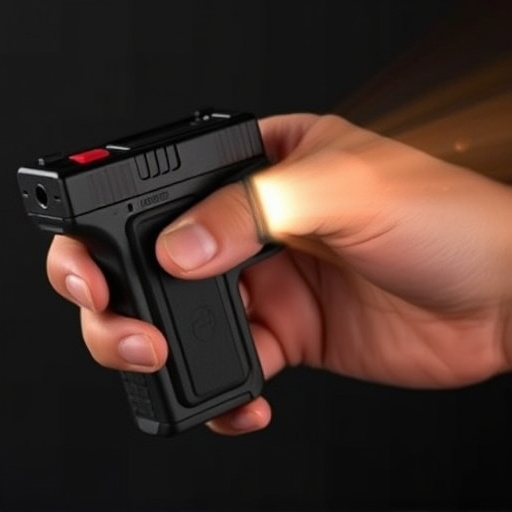 Slider stun gun