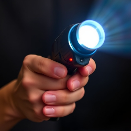 Slider stun gun