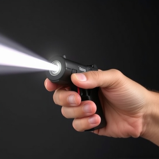 Slider stun gun