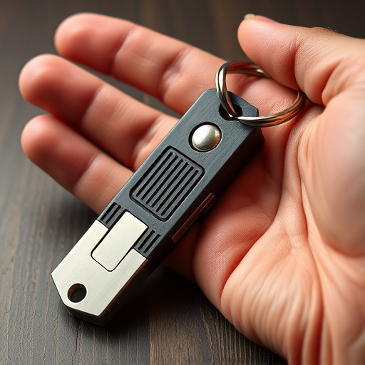 Military-Grade Keychain: Durable Tactical Defense Grip Design